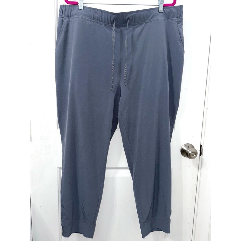 Eddie Bauer Womens Activewear Pants Jogger Leg Gray